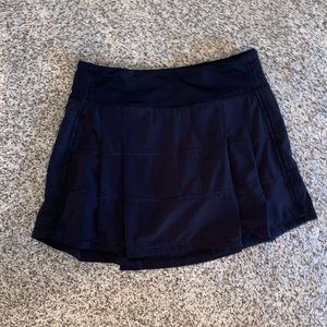Lulu black skort